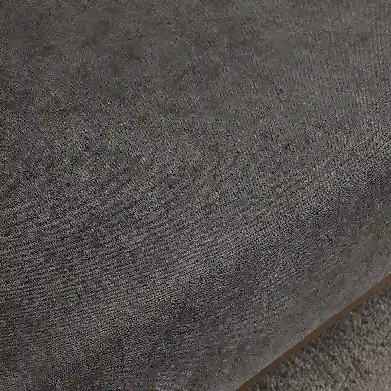 3-Seat Linen Sofa – Grey / Beige / Orange, Modern Minimalist, Metal Legs & Steel Trim, Seats 3
