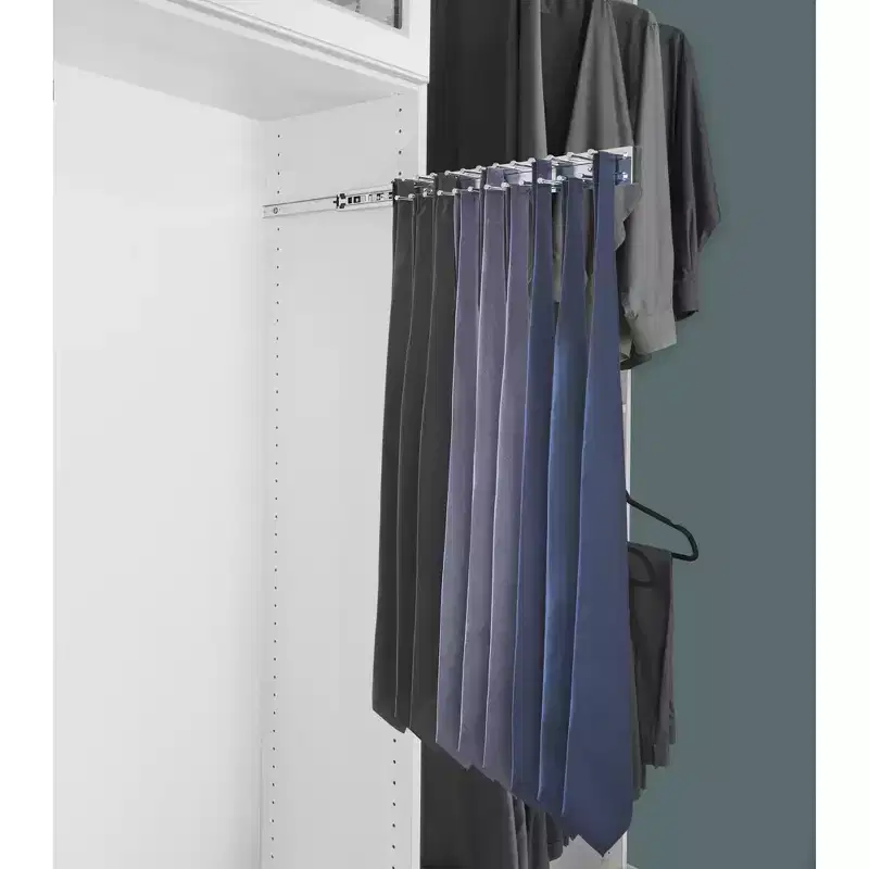 Rev-A-Shelf TRC 14 Inch-Side Mount Extending Tie Organization Rack