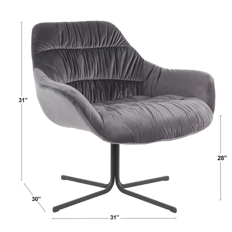 Carson Carrington Wayne Swivel Lounge Chair