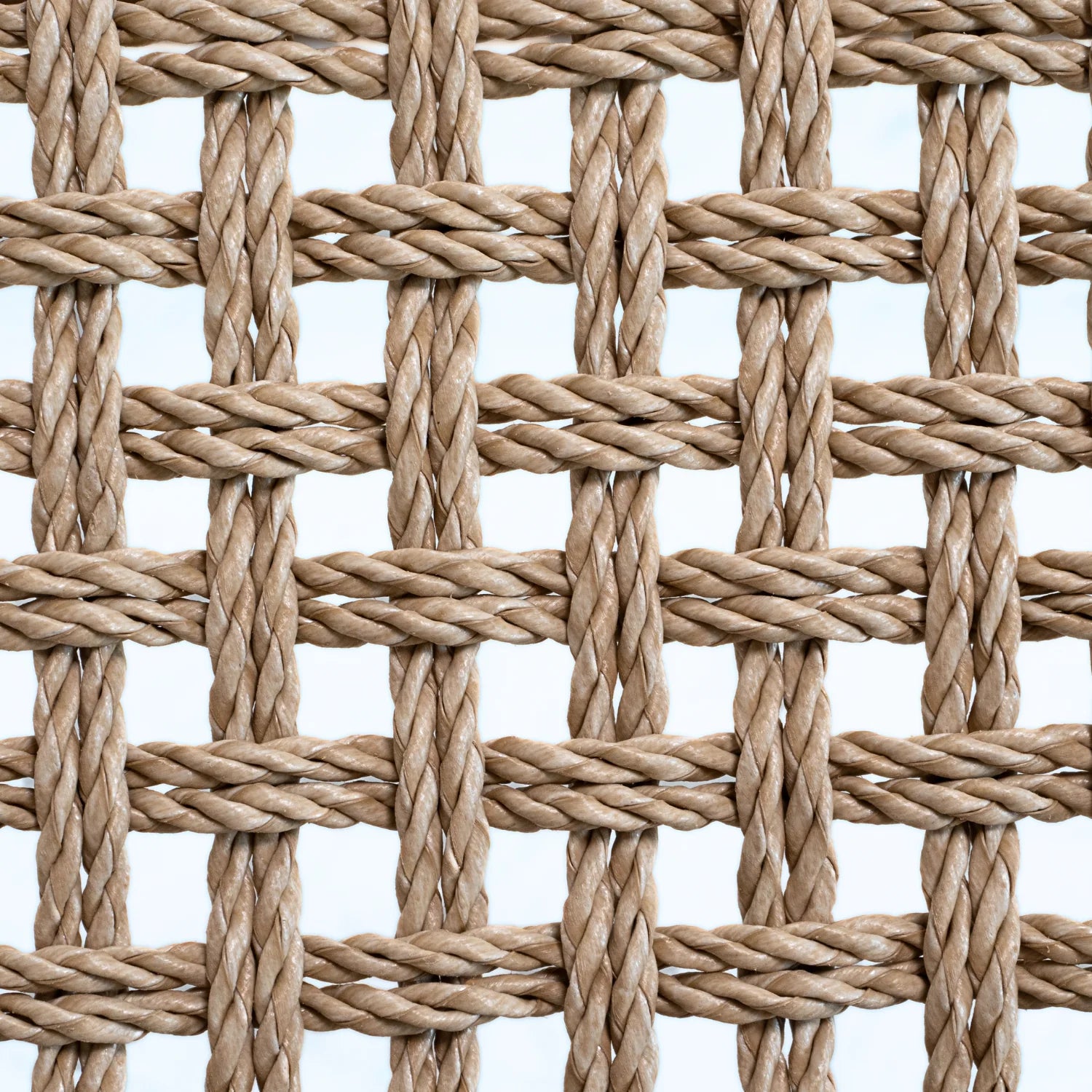 Rustic Teak Lounge Chair with Woven - Outdoor