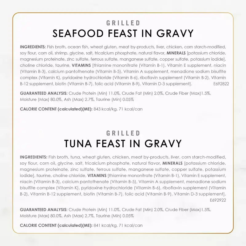 Purina Fancy Feast Variety Pack Seafood, Fish, Tuna & Salmon Wet Cat Food Cans - 3oz/30ct