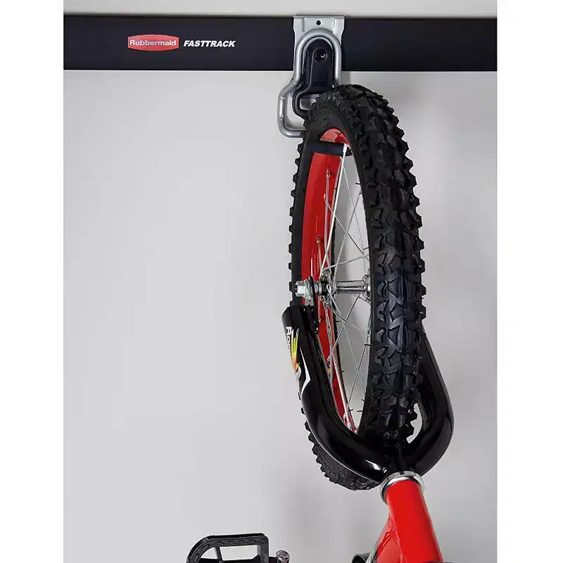 Garage Storage Vertical Wall Hook Bike Rack, 4-Pack