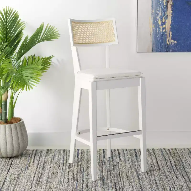 Galway Cane Bar Stool - Safavieh