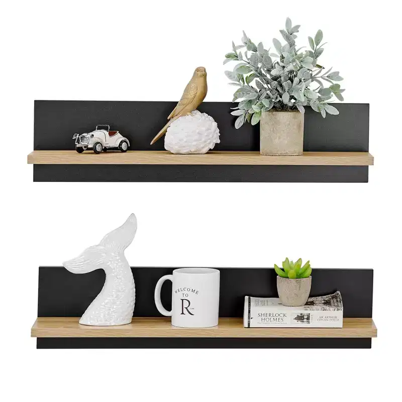 23.62 Set of 2 Repose Display Photo Ledge Shelves - Danya B.