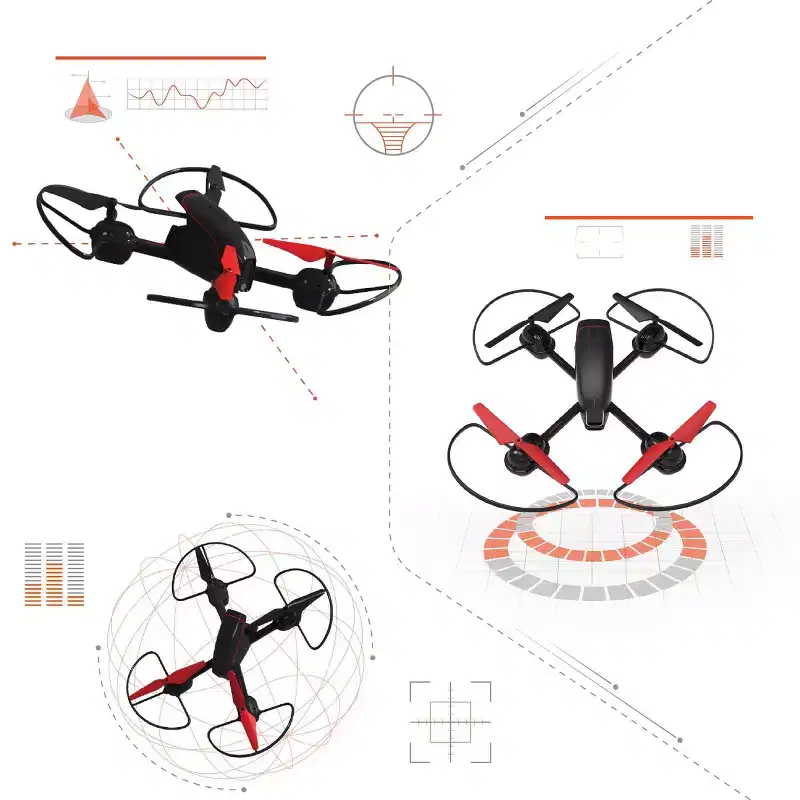 Sharper Image Drone with Streaming Camera: Beginner Remote Control, Bluetooth Wireless, Rechargeable Battery, Indoor/Outdoor Use