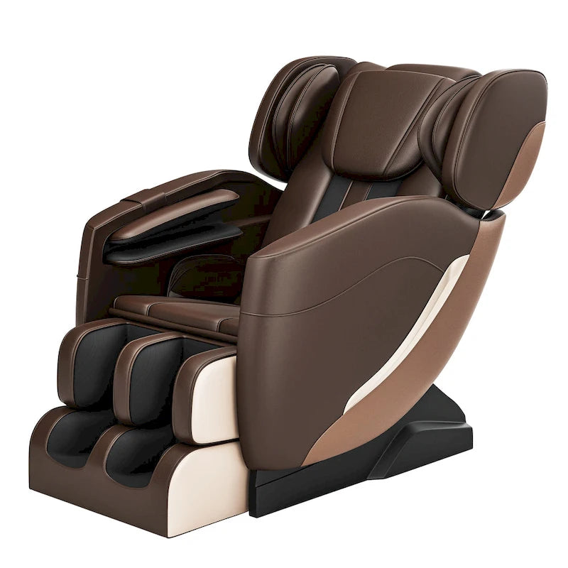 Full Body Massage Chair with Zero Gravity, Bluetooth Speaker & Foot Roller