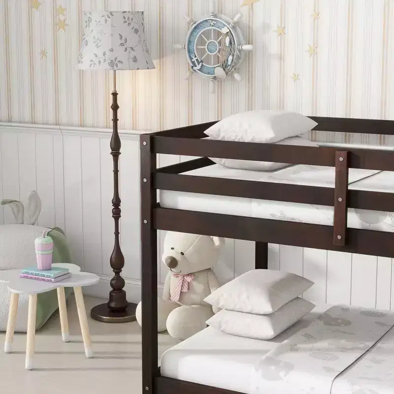 MAYEERTY Queen Bunk Bed Safety Rail Kid-Friendly Heavy-Duty Metal