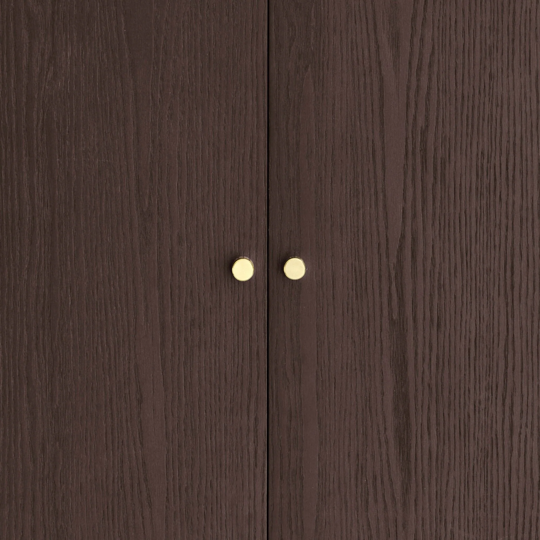 Oak 2 Door Wardrobe - Walnut