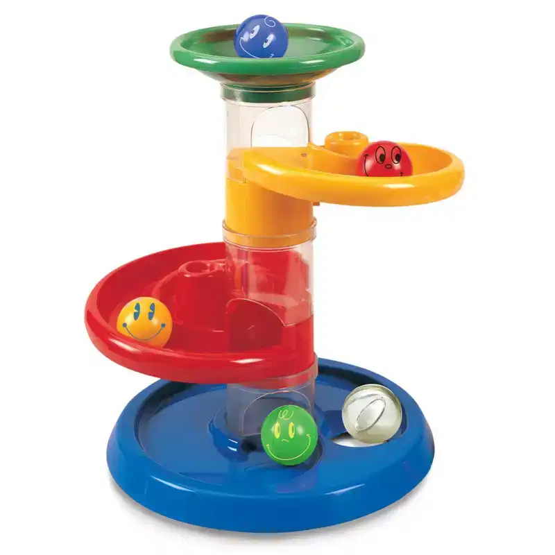 Edushape Rollipop Jumbo Sized Balls Raceway - 13 Pieces