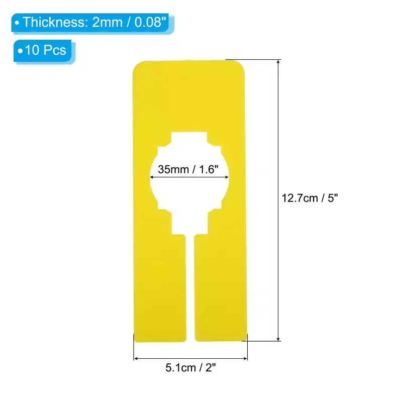 Unique Bargains Plastic Lightweight Durable Portable Clothes Dividers 10 Pcs