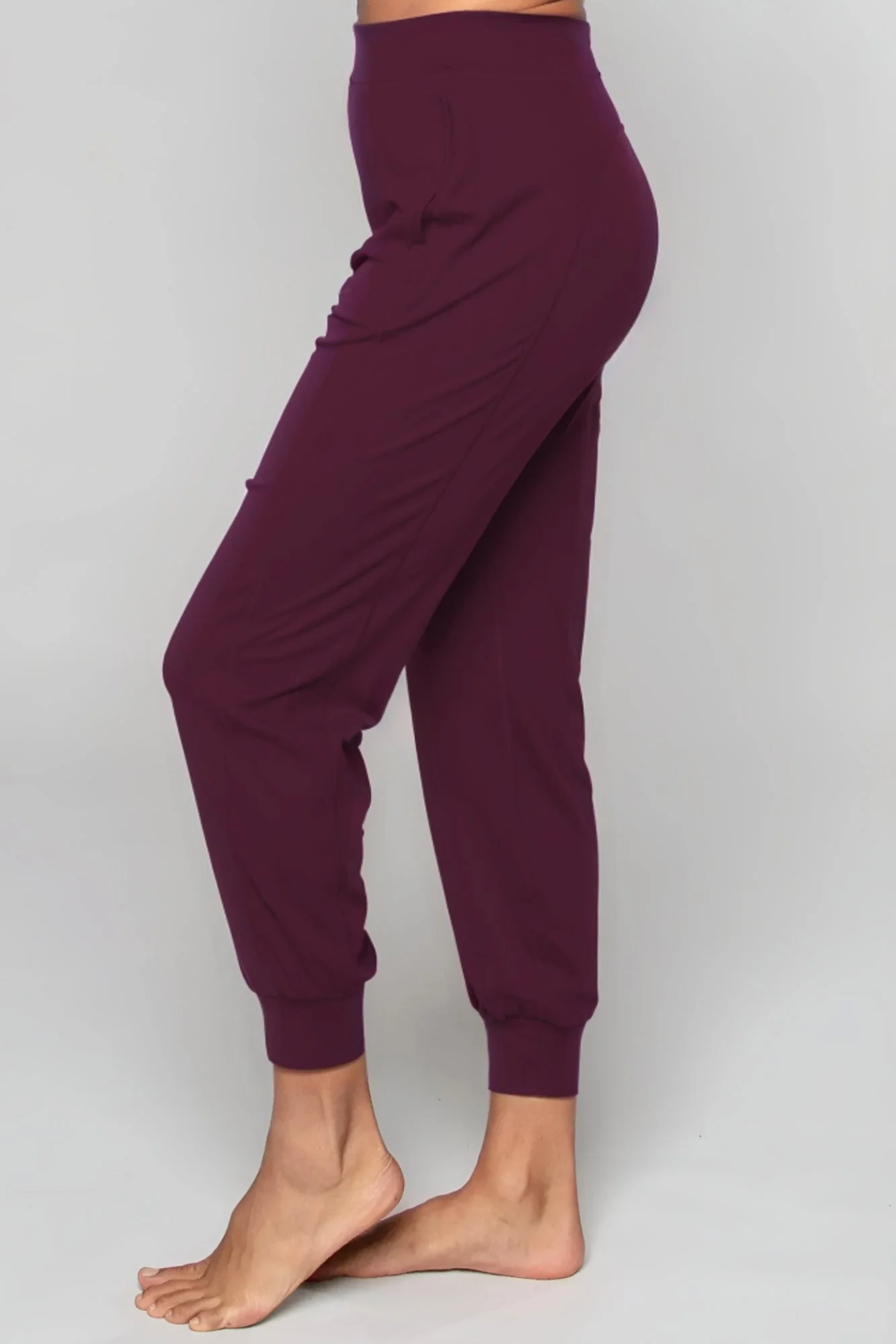 Tula Harem Yoga Pant Black Cherry
