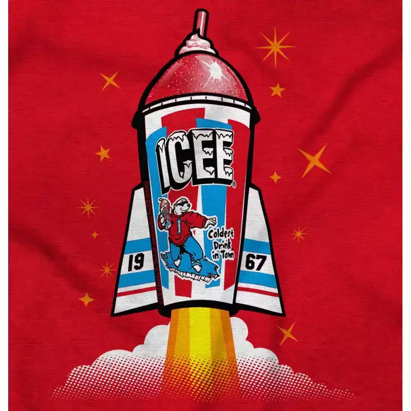 Official Icee Logo Rocket Toddler Baby Graphic T Shirt Licensed Brisco Brands