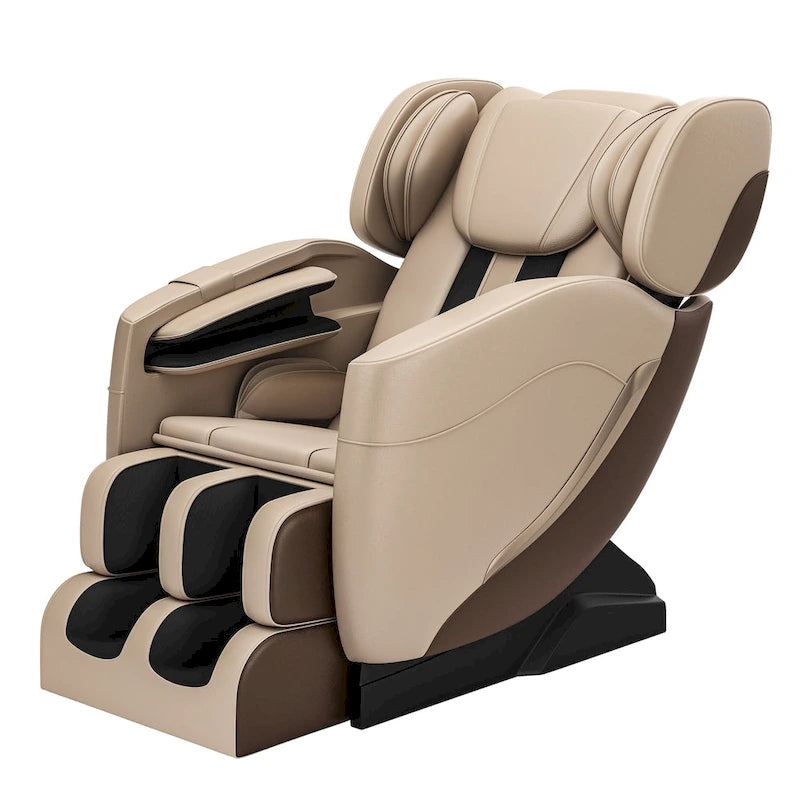Full Body Massage Chair with Zero Gravity, Bluetooth Speaker & Foot Roller