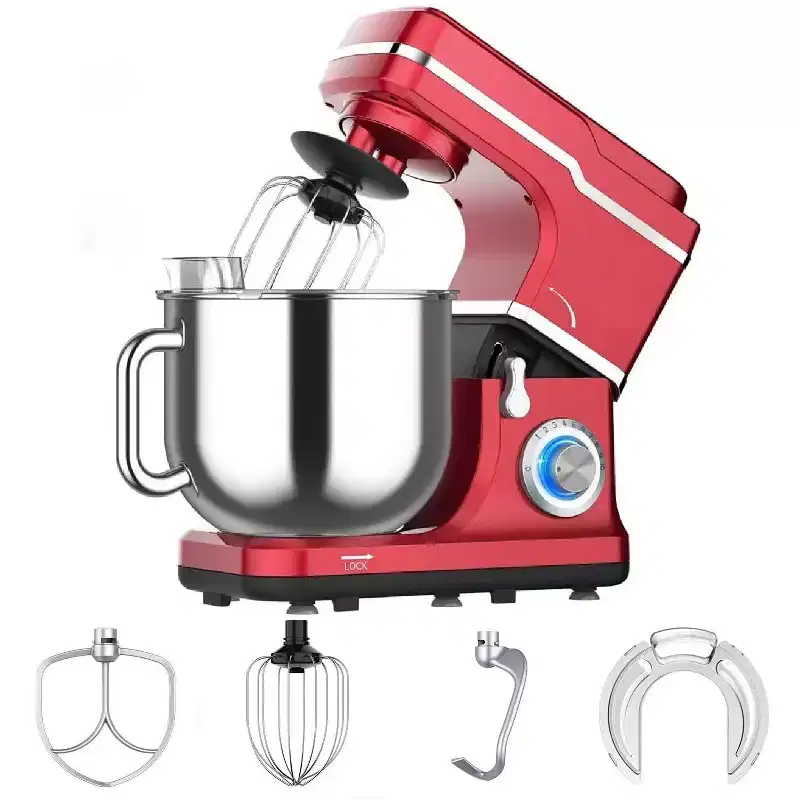 GustoWave 7.5 Qt Electric Stand Mixer, 10 Speed Food Mixer for Kitchen