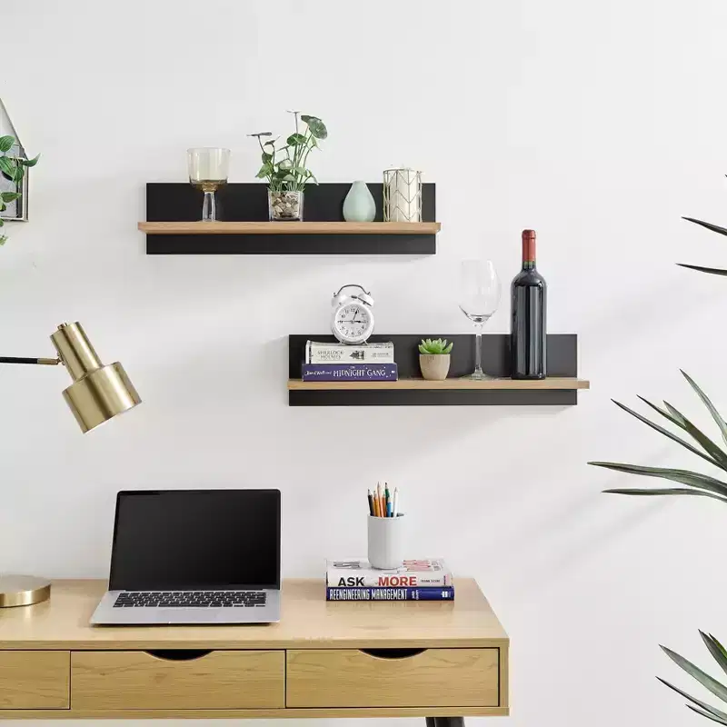 23.62 Set of 2 Repose Display Photo Ledge Shelves - Danya B.