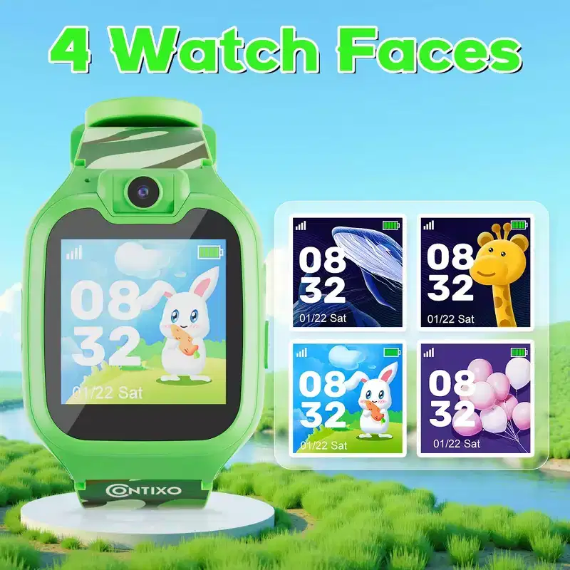 Contixo Kids Smartwatch with Camera, 1.54 HD Touch Screen, 16 Educational Games, Music, Video & Audio watch Toys For Boys & Girls Ages 3-12