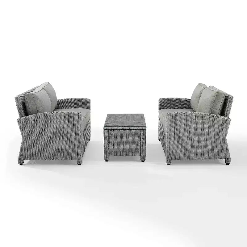 Bradenton 3pc Outdoor Wicker Seating Set - Crosley