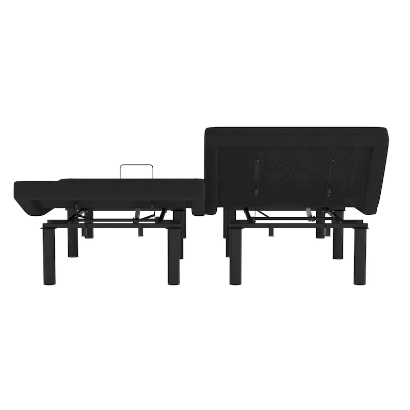 Anti-skid Upholstered Adjustable Bed Base with Wireless Remote