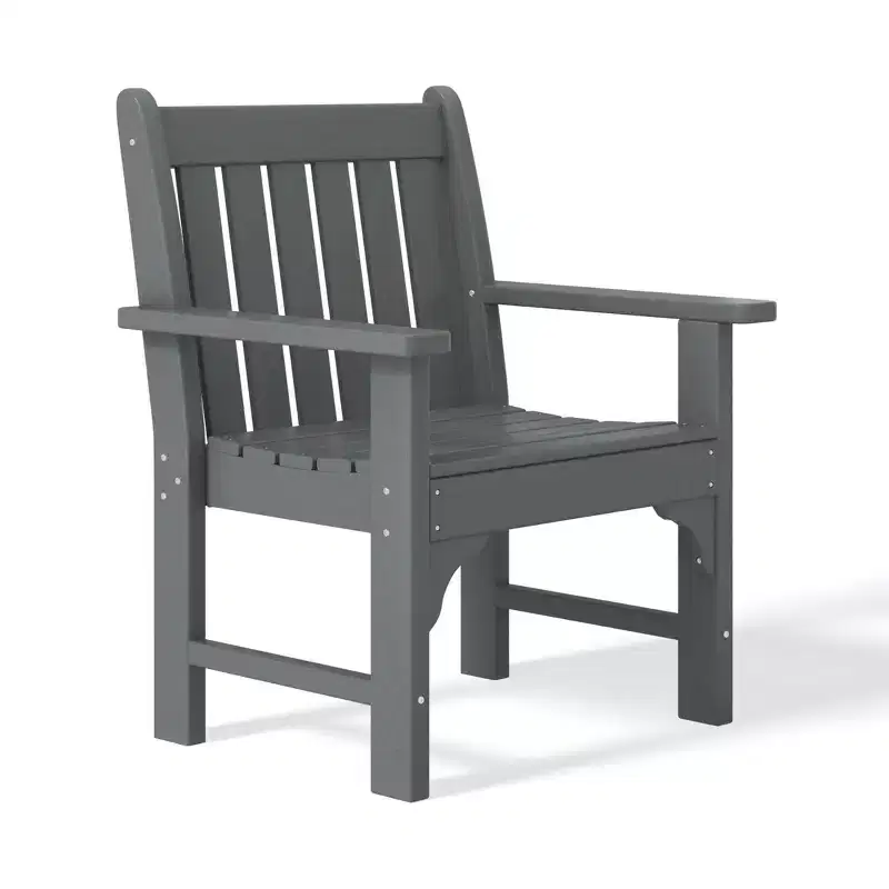 WestinTrends Malibu Outdoor Patio 3-Piece HDPE Adirondack Garden Chairs with Square Adirondack Side Table Set