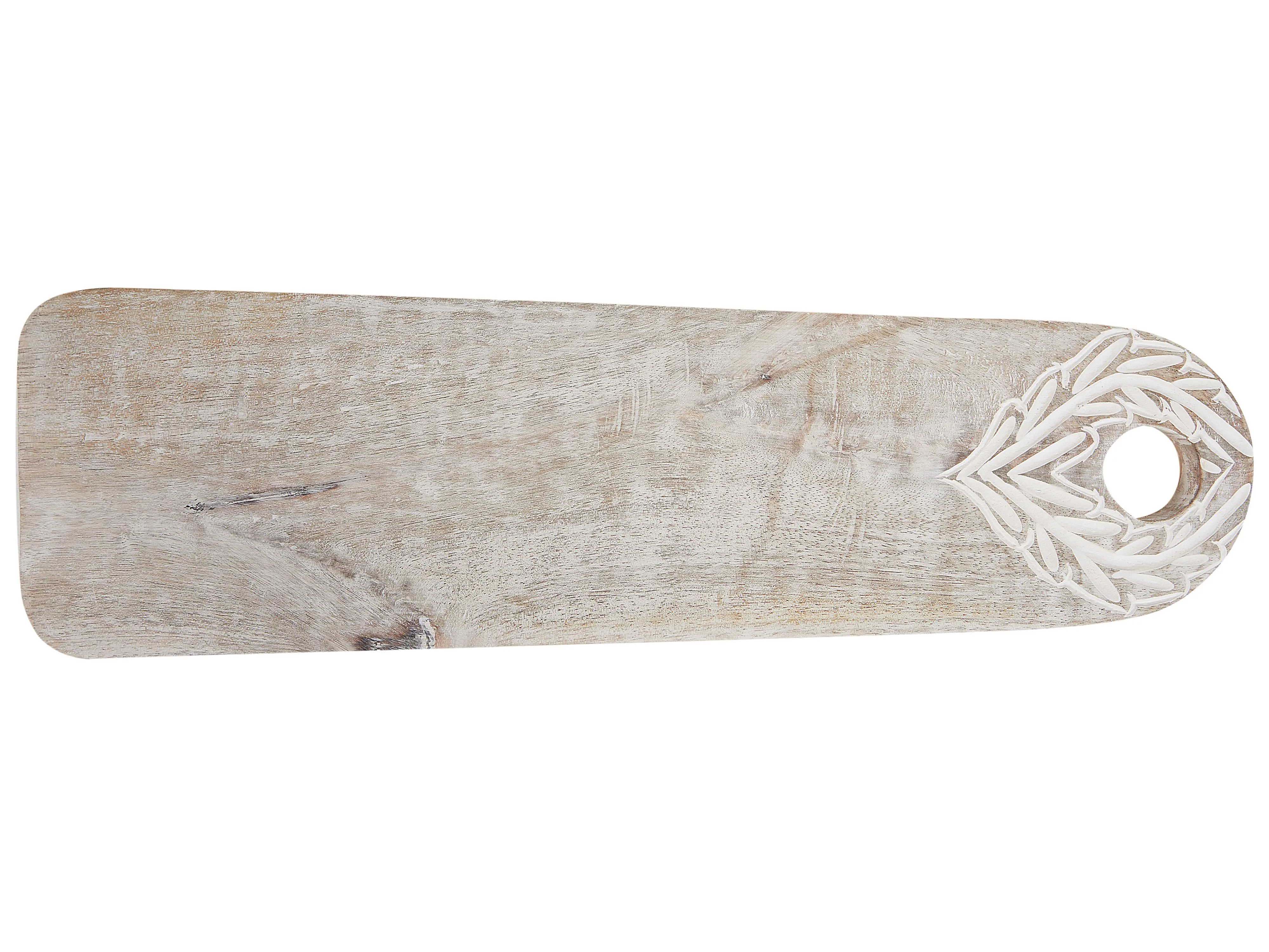 Vassoio da portata in Legno di Mango Marrone chiaro 41x12 cm – Fatto a Mano, Stile Naturale