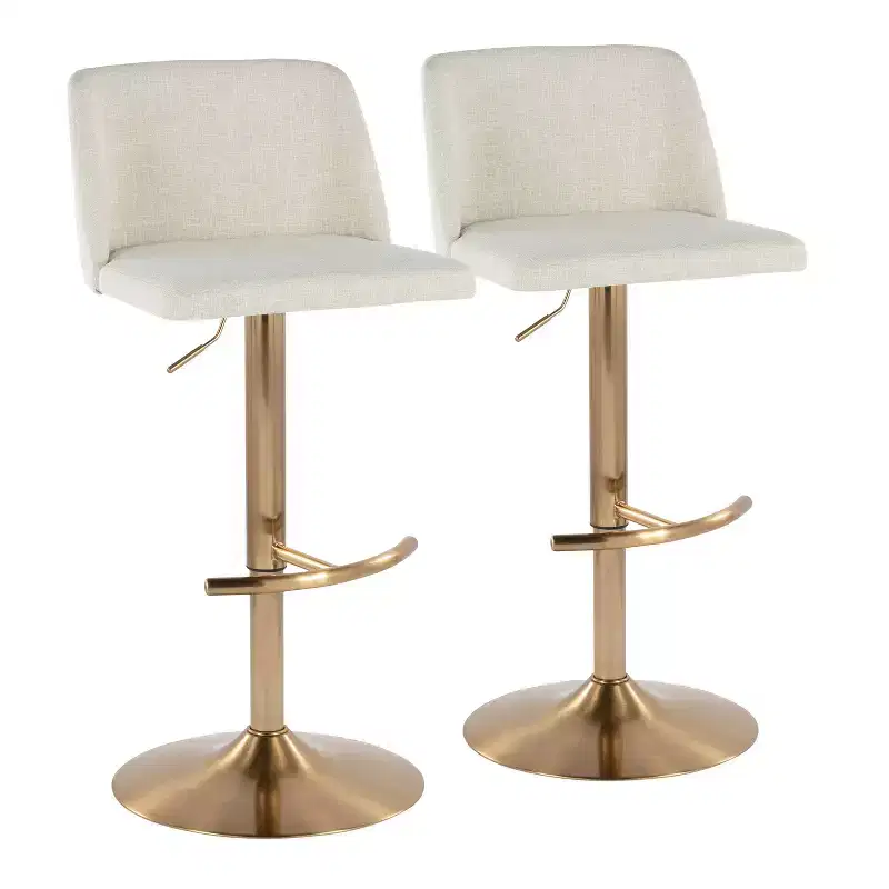 Adjustable Swivel Bar Stool